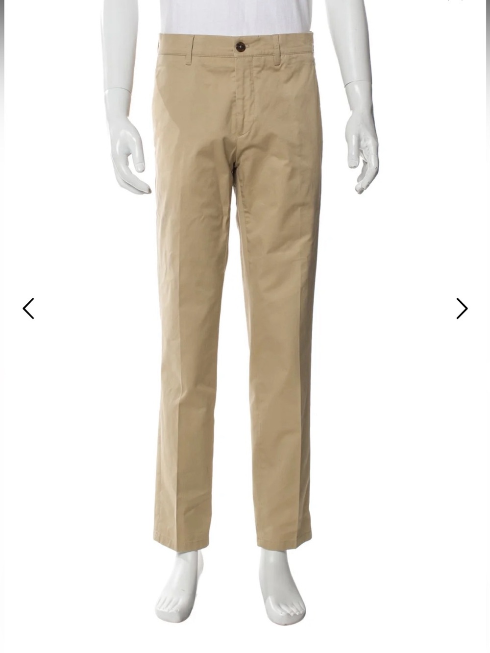 Prada Men's Straight Chinos - Beige